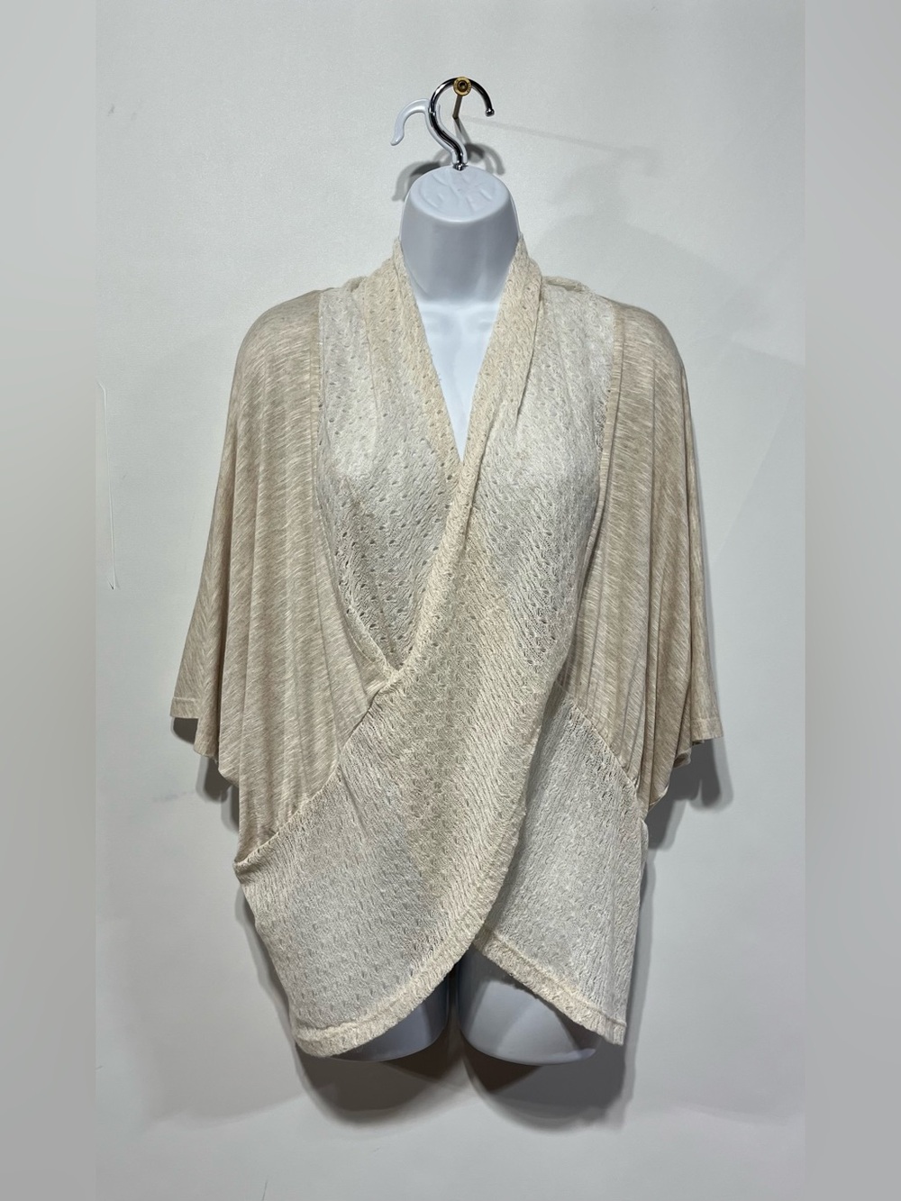 Anthropologie Testament Crossover Wrap Light Weight Sweater Size Small NWT